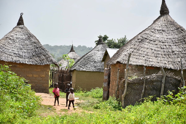 一个典型的喀麦隆北部村庄