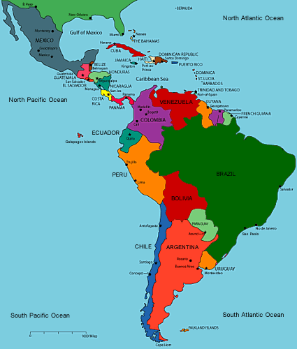 拉丁美洲的负责旅行