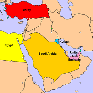 生活在中东
