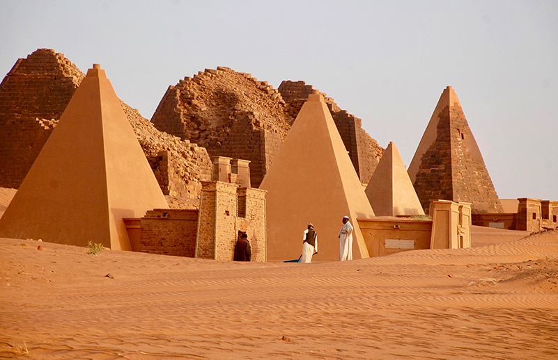 北苏丹的金字塔
