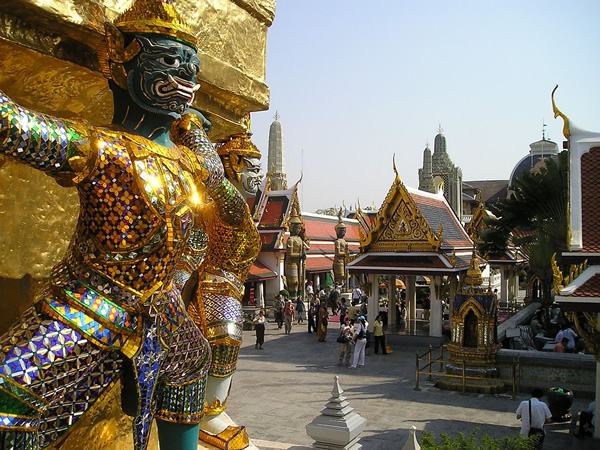 在泰国曼谷的寺庙