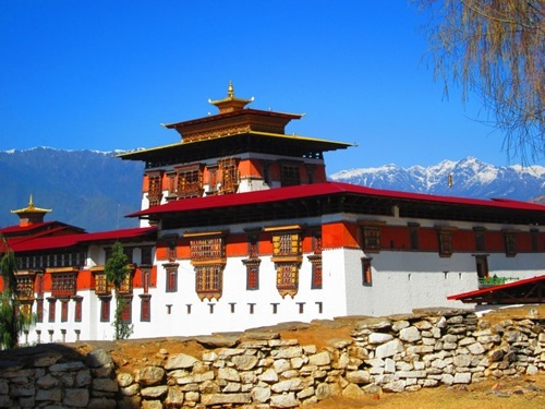 不丹要塞Paro Dzong