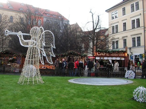 捷克天使 - 布拉格的圣诞灯