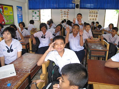 年轻的泰国学生