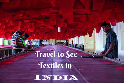 去印度看纺织品