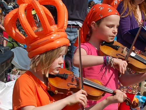 儿童在阿姆斯特丹的古典音乐