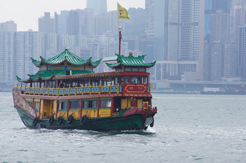 香港的一艘船