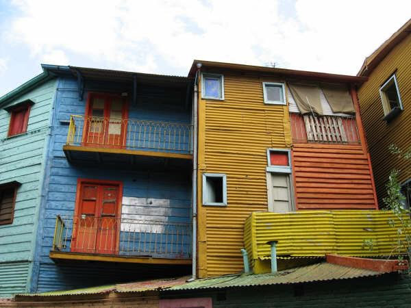 布宜诺斯艾利斯五颜六色的房子