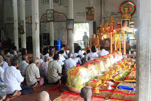 柬埔寨佛教祈祷仪式