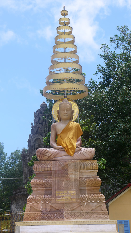 柬埔寨佛教雕像