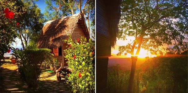 图巴瓜的小屋和日出