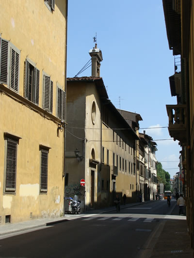 意大利佛罗伦萨的Capella di Santa Maria Degli Angioli的外部