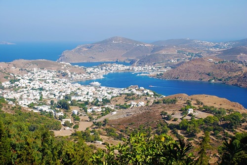 希腊帕特莫斯岛的景色