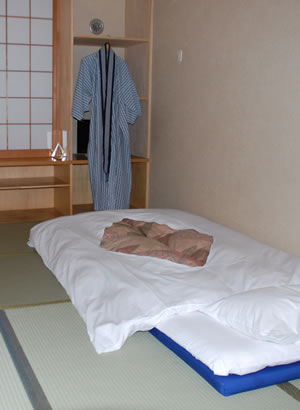 日本一个酒店房间