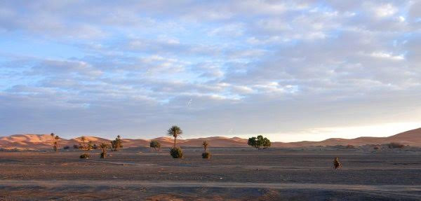 Merzouga的沙丘