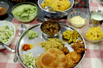 印度孟买的素食食品