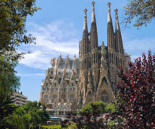 La Sagrada Familia的视图