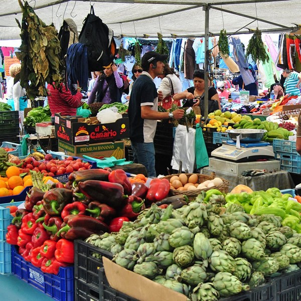 帕尔马德马略卡岛的典型市场