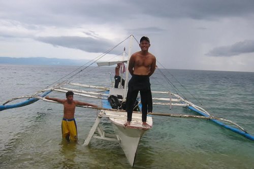 在菲律宾学习水肺潜水
