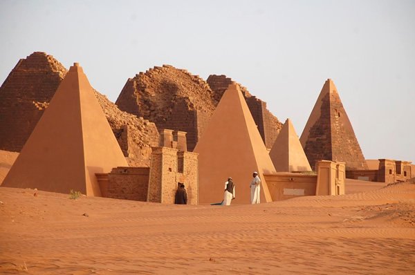 北苏丹的努比亚金字塔