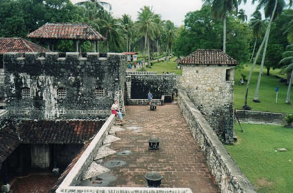危地马拉的西班牙堡垒。