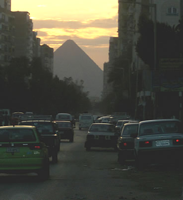 埃及吉萨的街道
