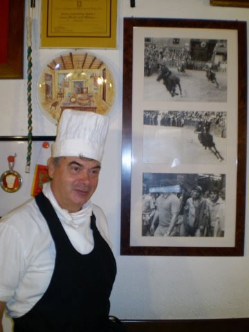 Pierino Fagnani, Da Bagoga餐厅的主厨兼老板