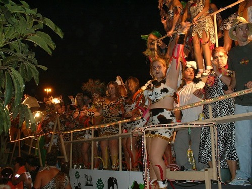 加那利群岛的狂欢节。
