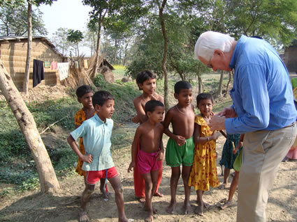 显示照片，孟加拉国拉杰沙希乡村村庄