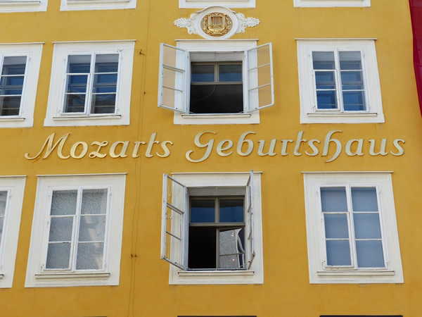 莫扎特的出生地是奥地利的萨尔茨堡