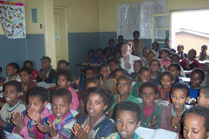 埃塞俄比亚教会学校的孩子