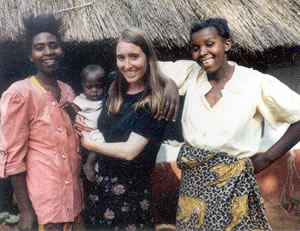 扎哈拉在赞比亚为她的《海外志愿服务》一书做研究