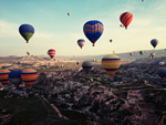 土耳其卡帕多西亚的热气球之旅