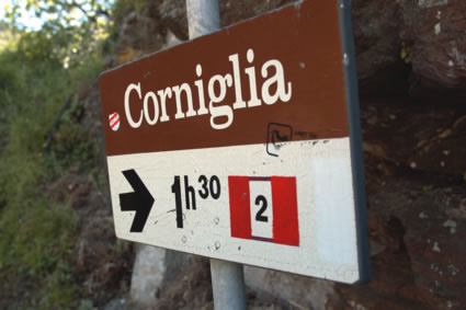 意大利的Corniglia在五渔村