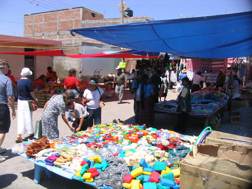 Tlacolula墨西哥市场