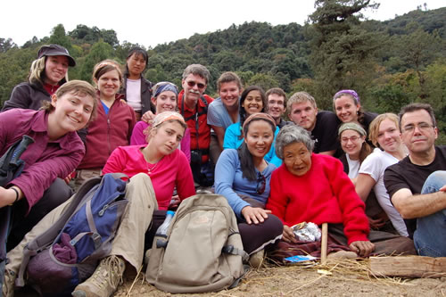 学生在不丹