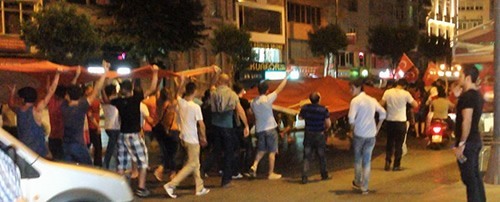 Demonsration在伊斯坦布尔