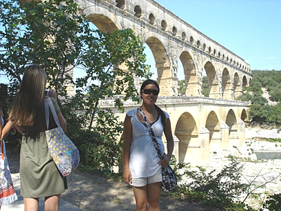 Languedoc的Pont du Gard