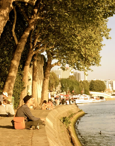 巴黎的学生，塞纳河