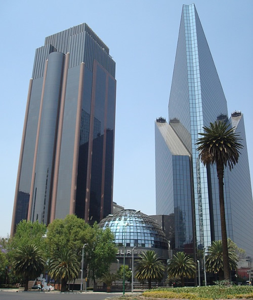 墨西哥城的摩天大楼