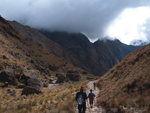 秘鲁马丘比丘附近的印加步道